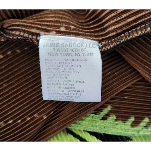 Jamie Sadock Women’s Top Size Small Neon Crinkle Abstract Bold Golf Athletic EUC - Picture 7 of 9